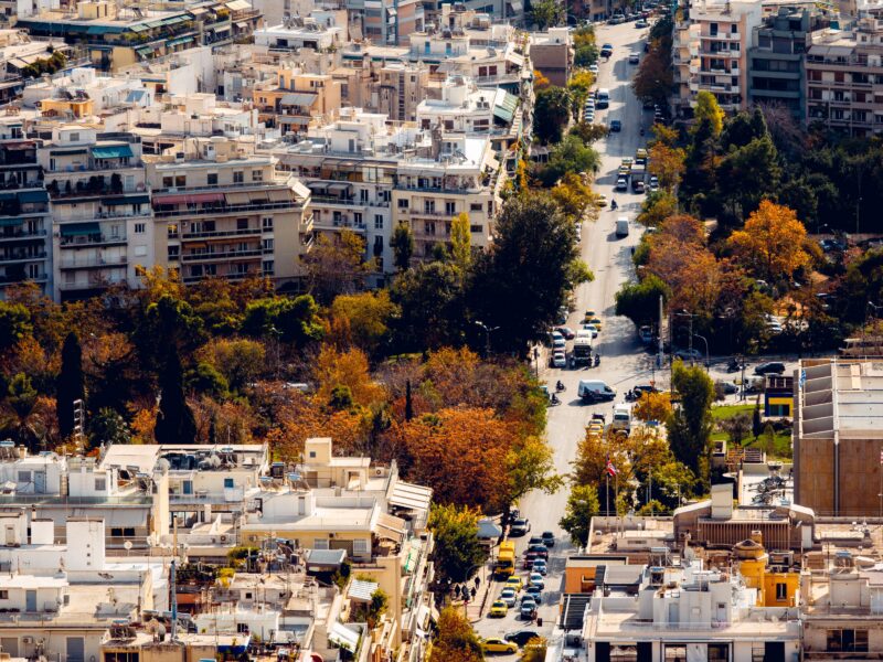 Where Athenians actually live, and why the centre is not it